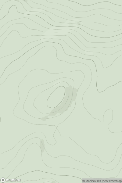 Thumbnail image for Carn Ban [Glen Affric to Glen Moriston] showing contour plot for surrounding peak